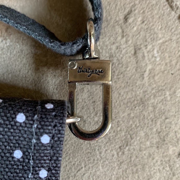 THIRTY One 235A City Charcoal Swiss Dot crossbody - Picture 7 of 7